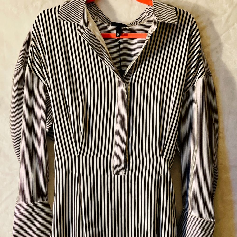Striped Shirt Dress